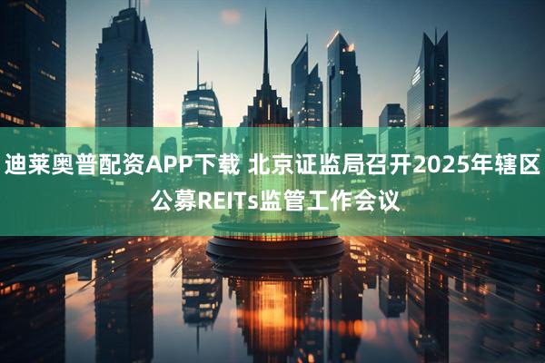 迪莱奥普配资APP下载 北京证监局召开2025年辖区 公募REITs监管工作会议