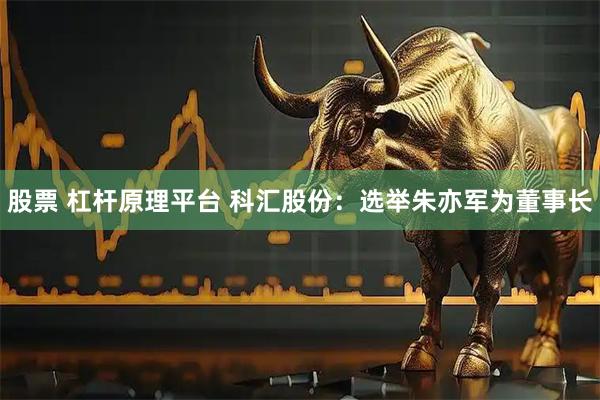 股票 杠杆原理平台 科汇股份：选举朱亦军为董事长
